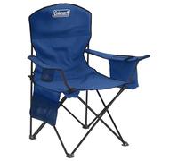 Coleman Cooler Quad - Silla de camping portátil, color azul