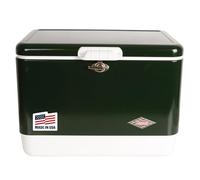 Coleman Enfriador de 54 Cuartos de Galón con Cinturón de Acero Mantiene el Hielo hasta 4 Días para Camping, Barbacoas, Portón Trasero y Actividades al Aire Libre