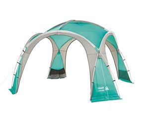 Coleman Event Dome - Carpa para Fiestas con Varillas de Acero, Gazebo, Tienda de Eventos, protección Solar SPF 50+, Color Azul, tamaño XL - 4,5 x 4,5 m