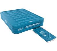 Coleman Extra Durable Cama Hinchable, Unisex Adulto, Azul, Raised Double
