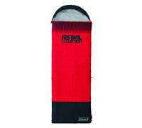 Coleman Festival Saco de Dormir, Unisex Adulto, Rojo y Gris, Single (225 x 80 cm)