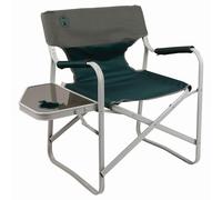 Coleman Outpost Elite - Silla de Campamento Plegable con Mesa Auxiliar y portavasos, Silla portátil Resistente a la Intemperie con reposabrazos