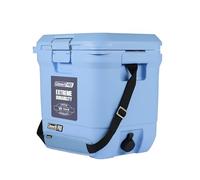 Coleman PRO - Hielera rígida aislada de alta resistencia con correa para el hombro, capacidad de 24 L, mantiene el hielo durante 3 días, aislamiento completo de espuma, caja de hielo portátil grande y