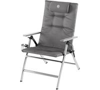 Coleman Silla de Camping de Aluminio Premium con Respaldo Acolchado y Ajuste de 5 Posiciones. Silla Extremadamente Estable con Soporte para Vasos para Mayor Comodidad y Calidad