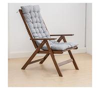 Coleman - Silla para sala de estar, silla plegable para interiores individual, silla decorativa moderna de madera de mediados de siglo, ajustable en 6 posiciones, banco plegable para exteriores (color