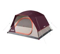 Coleman Skydome - Tienda de campaña con configuración de 5 Minutos, 2/4/6/8 Personas, Resistente a la Intemperie, con Bolsa de Transporte y Lluvia, 20% más de Espacio para la Cabeza Que los toldos