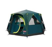 Coleman Octágono 8 Tienda De Camping Glamping 8 Personas Tienda Oscura Verde