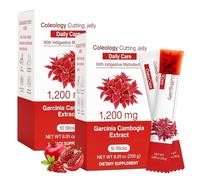 Coleology Cutting Jelly - Barritas de gelatina cortar, Gelatina con Garcinia Cambogia, sabor a granada - 10 barritas,2 Boxes