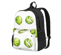Coles de Bruselas,Mochila con bolsillos, mochila informal para el día a día, resistente al agua, ideal para la escuela, viajes
