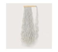 Coleta Extensiones de cola de caballo, 22/34 pulgadas de largo afro rizado envolvente alrededor de cola de caballo rizado ondulado sintético postizo for mujeres colas de caballo falsas clip en extensi