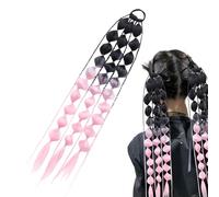 Coleta Peluca - 60cm Trenza Grande Retorcida | Extensiones De Cabello Trenzadas A Mano Alta Temperatura - Peinado Estilo Navidad Para Mujeres Diario & Fiesta