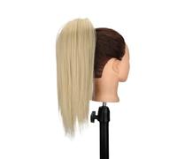 Coleta Postiza 16" Claw Clip in Ponytail Hair Extensions for Women,Fluffy Natural Looking Synthetic Long Straight Hairpiece for Daily Use ponytail extension(16-613)