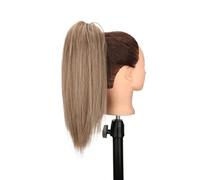 Coleta Postiza 16" Claw Clip in Ponytail Hair Extensions for Women,Fluffy Natural Looking Synthetic Long Straight Hairpiece for Daily Use ponytail extension(M12-613)