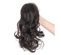 Coleta Postiza Extensión de cola caballo corta y rizada con clip - Cabello sintético voluminoso pinza for uso diario Coleta(4)