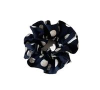 Coletero de Lunares Para Mujer 1pc Double-layer Polka Dot Fungus Side Large Intestine Scrunchie, Elegant Tied Buns And Ponytails Head Rope For Daily(1pc black)