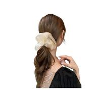 Coletero de Lunares Para Mujer 1pcs Fresh Mesh Large Intestine Hair Rings - Floral Dots Head Rope Academy Wind Elastic Band Hair Accessories(FCCQ-24X23)