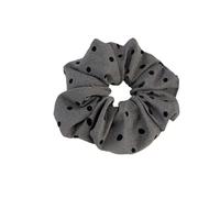 Coletero de Lunares Para Mujer 2pcs Polka Dot Hair Ties Rope Women Large Size Heart Bowknot Printed Scrunchies Hairband Ponytail Holder Headwear(Color 1)