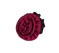Coletero de Lunares Para Mujer 2pcs Vintage Polka Dot Rose Flower Band Exquisite High Elastic Red Rose Ponytail Hair Rope Ball Head Hair Accessoires(Color 4)
