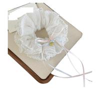 Coletero de Lunares Para Mujer Adorable Ballet Girl Pink Blue Silk Ribbon Bow Polka Dot Lace Colon Hair Ring Sweet Little Fairy Hair Rope Headband Set