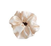 Coletero de Lunares Para Mujer Elegant Black Scrunchies Women Girls Elastic Hair Rubber Bands Accessories Tie Hair Ring Rope Headdress Headwear(Beige)