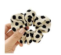 Coletero de Lunares Para Mujer Leopard Scrunchies Zebra Pattern Hair Rope Women Girls Dot Hair Ties Ponytail Holder Elastic Hair Band Lady Rubber Band(227-white-21)