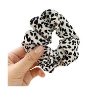 Coletero de Lunares Para Mujer Leopard Scrunchies Zebra Pattern Hair Rope Women Girls Dot Hair Ties Ponytail Holder Elastic Hair Band Lady Rubber Band(227-white-23)