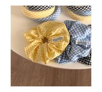 Coletero de Lunares Para Mujer Sea Blue Polka Dot Scrunchies Gilrs Floral Plaid Hair Ties Ropes Women Sweet Versatile Rubber Bands(Color 2)