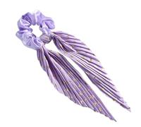 Coletero de pelo de moda con lazo floral, elegante accesorio para el pelo para fiestas, añade romance para varios peinados