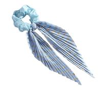 Coletero de pelo de moda con lazo floral, elegante accesorio para el pelo para fiestas, añade romance para varios peinados