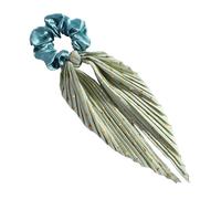 Coletero de pelo de moda con lazo floral, elegante accesorio para el pelo para fiestas, añade romance para varios peinados