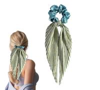 Coletero de Tela Elástica con Volantes - Sujetador de Cola de Caballo de - Accesorios para el Pelo Femeninos | para largo medio fino y en casa oficina escuela exterior camping cumpleaños