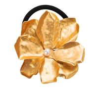 Coletero elástico para el pelo con diseño de flores, para peinados elegantes, adecuado para cabello grueso y fino, accesorio elegante para el cabello