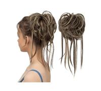 Coletero Extensiones de cabello sintético con moño desordenado, elástico y ondulado natural for mujer Extensión(6H24B)