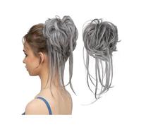 Coletero Extensiones de cabello sintético con moño desordenado, elástico y ondulado natural for mujer Extensión(6 60B)