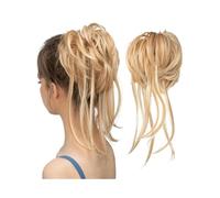 Coletero Extensiones de cabello sintético con moño desordenado, elástico y ondulado natural for mujer Extensión(26H613)