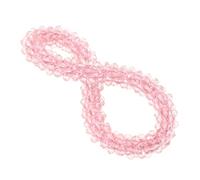 Coletero para Decorativo Rosa Purpurina Cristal y Elástico Mujer | Uso en Ejercicio y Maquillaje, Adorno Delicado, se Lleva como Pulsera, Sujeción Cómoda y Ligera