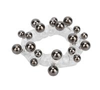 Coletero para mujer, coletero en espiral, colorido, con cuentas en espiral, cable telefónico, soporte para coletas, regalo (negro rutenio)