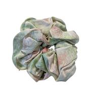 Coletero Seda 2 piezas de hermosa pintura al óleo retro for el cabello, lazos for el cabello con cola de hada del bosque(Color2)