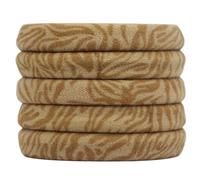 Coletero vintage de animales para mujer, accesorios de peinado para uso casual y formal, 5 unidades