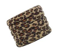 Coletero vintage de animales para mujer, accesorios de peinado para uso casual y formal, 5 unidades