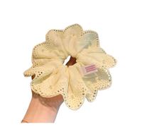 Coleteros 3pcs Lace Large Flower Scrunchies