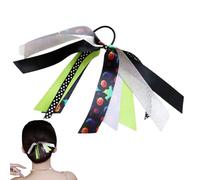 Coleteros Con Cinta De Calabaza: Lazos Para El Cabello Festivos, Accesorios Para El Cabello | Soportes Elásticos Para Coletas Ideales Para Celebraciones De Halloween, Perfectos Para Completa