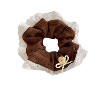 Coleteros de encaje para el pelo, coleteros elásticos para el cabello, coleteros grandes para el pelo, estilo vintage, accesorios femeninos