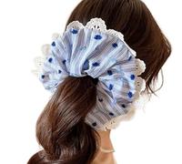 Coleteros de encaje para el pelo, para moño, cuerda elástica para el pelo, banda elástica para el cabello, bandas para el pelo resistentes, accesorios femeninos