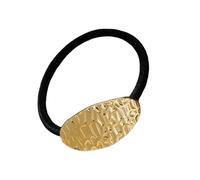 Coleteros de metal con forma de abanico para mujer, cómodos accesorios de cuerda elástica para el pelo, prácticos, para bodas, fiestas, coletas simples