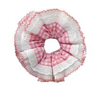 Coleteros de moda para mujer, de doble capa, grandes, elásticas, para el pelo, estilo francés, accesorios para el cabello, suaves y cómodos