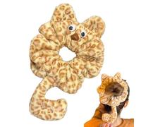 Coleteros de peluche con forma de gato, suaves para el pelo, para mujeres, niñas, esposas, bailarinas, artistas, cumpleaños, vacaciones, gimnasio, citas, clases de yoga, escuela, bodas, vacaciones