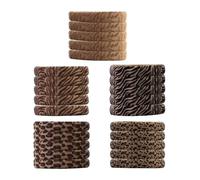 Coleteros elásticos de poliéster para mujeres y niñas, con estampado de leopardos, accesorios para fiestas