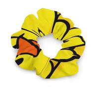 Coleteros elásticos informales para mujeres y jóvenes, lindos accesorios para el cabello con forma de patito de goma amarillo que no dañan la cola de caballo.