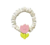 Coleteros elásticos para el pelo con diseño de flores pequeñas